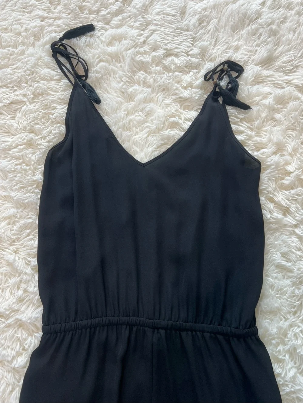 J. Crew V-Neck Tie-Strap Jumpsuit